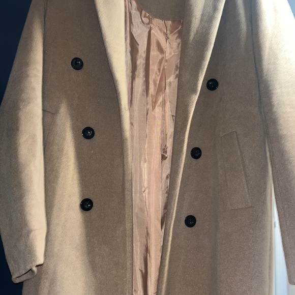 Camel Coloured 3/4 Coat - Picture 3 of 7